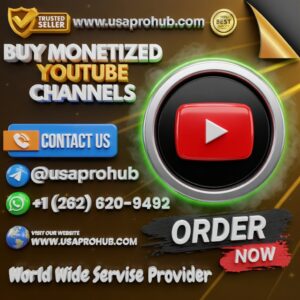 Buy Monetized YouTube Channels